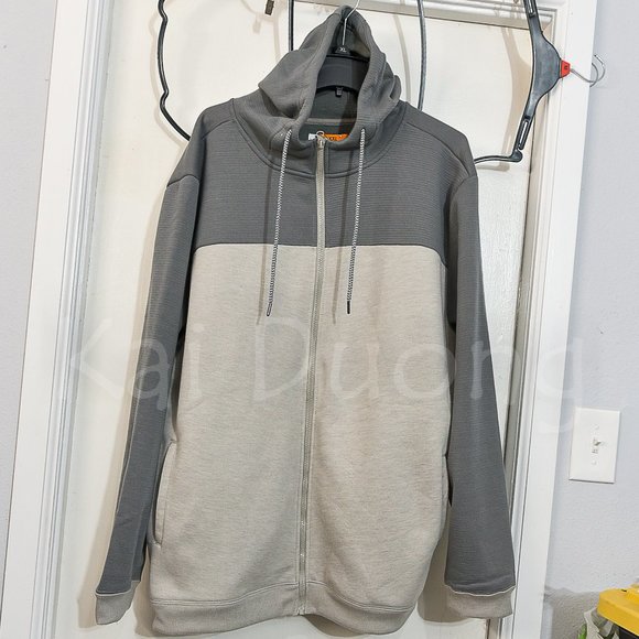 GRAY‎ Voyager Men's Full Zip Fleece Hoodie - Picture 2 of 6